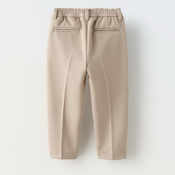 Zara Kids Suite Jacket and Pants - Beige Size 5 - Picture 7 of 9